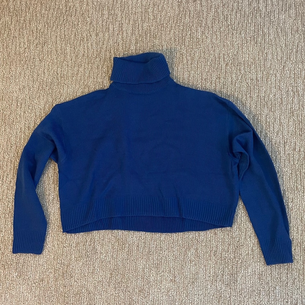 Cropped H&M turtleneck sweater